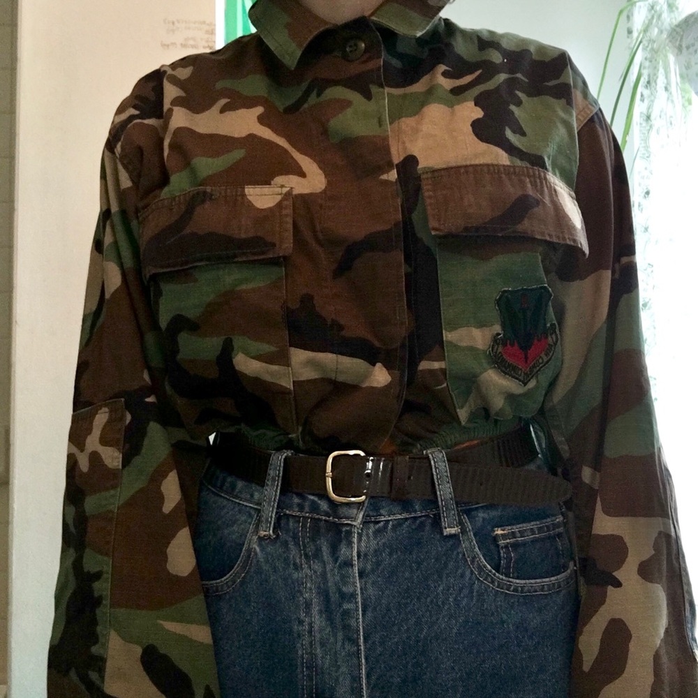 Replay Vintage - Cropped Camo Jacket